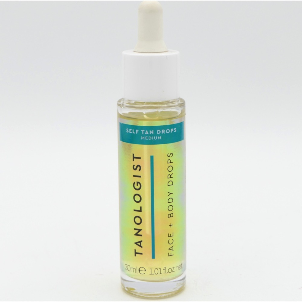 Tanologist Face + Body Self Tan Drops Medium 1.01 fl oz Bottle 30ml NEW